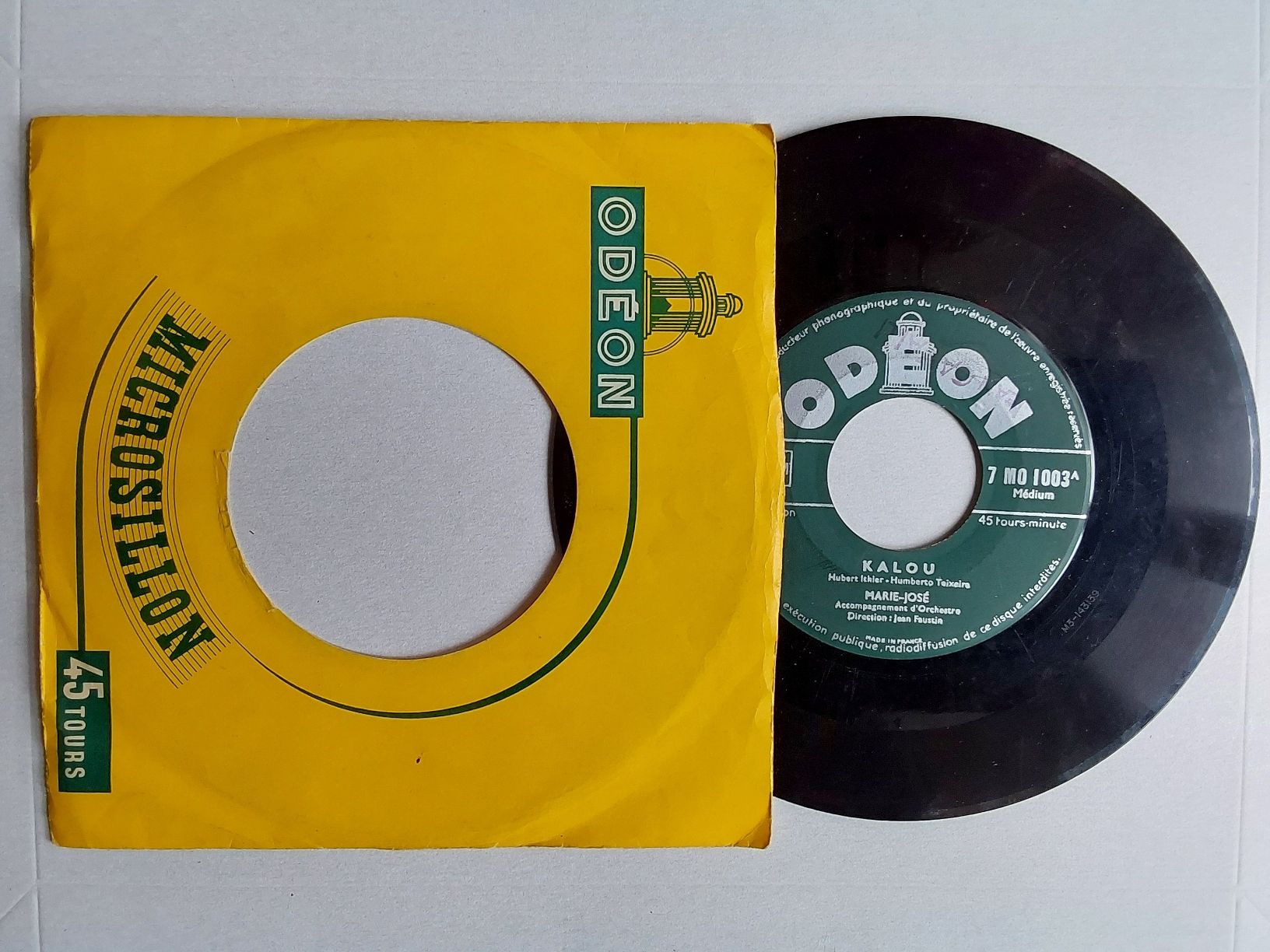 Dischi in vinile: Vinyl Single - Marie-José - Kalou – Usato da Villeret venduto da Fil11