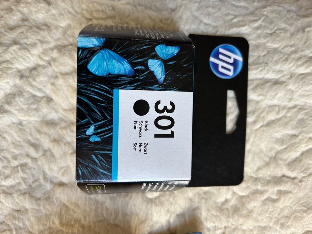 HP 301 Schwarze Tintenpatrone – Original Für Envy 5532 & Kompatible Drucker