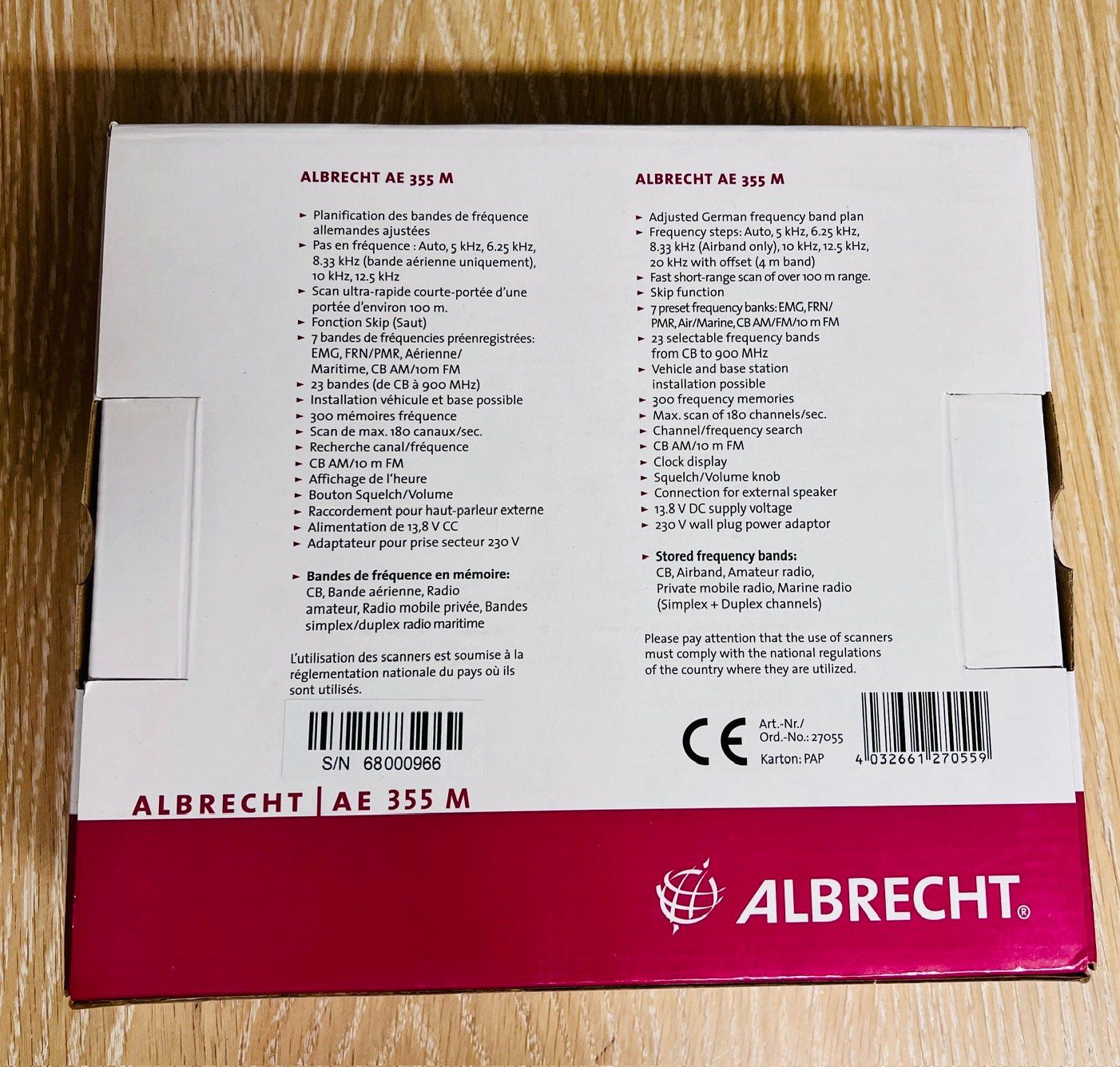Funktechnik: Scanner radio Albrecht AE-355 – Gebraucht aus vernier von ASO_Tech 2