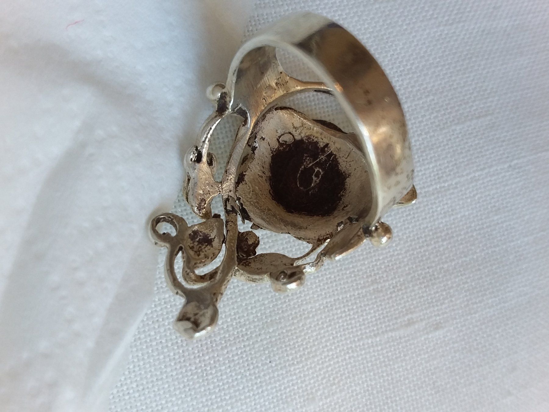 Anelli: Wunderschöner Sterling Silber Rosen Ring Gr 52 – Usato da Zürich venduto da Aleick 9