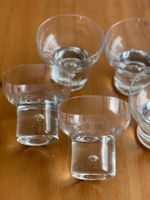5 Stück Designer Glas als Set mit Ballon im Sockel