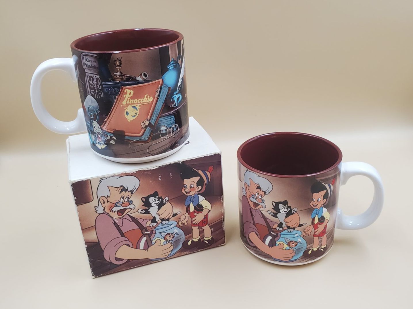 Disney Tazze: 2 tasses Pinocchio Disney 90's – Usato da Rennaz venduto da La_malle_du_dauphin 1