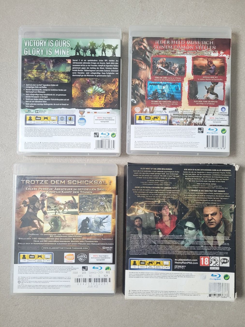 Spiele: 4x Top Games PS 3 / Playstation 3 – Gebraucht aus Uezwil von -Retrogames- 2