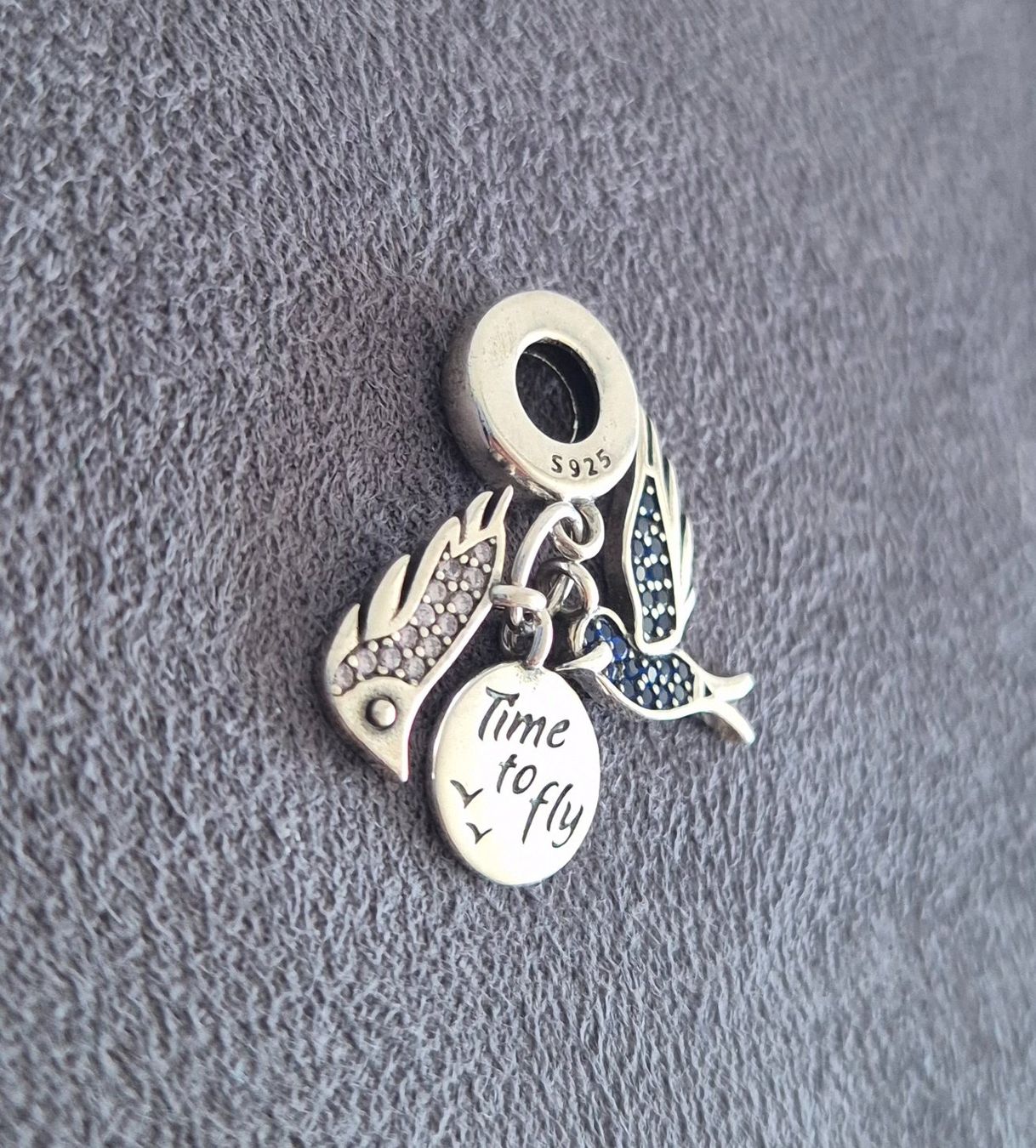 Ciondoli: Silber Charm Schwalbe time to fly +Garantie – Nuovo (secondo la descrizione) da Rotkreuz venduto da Carbone_Bijou-Shop 1