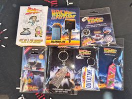 Back to the Future Set collector porte- clé et pin’s