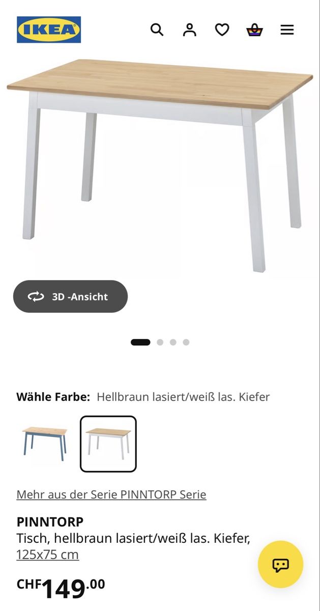 Ikea Tavoli: Table à manger - Pin massif – Usato da Lausanne venduto da sim0000 4