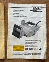 Elektro Mauernutfräse