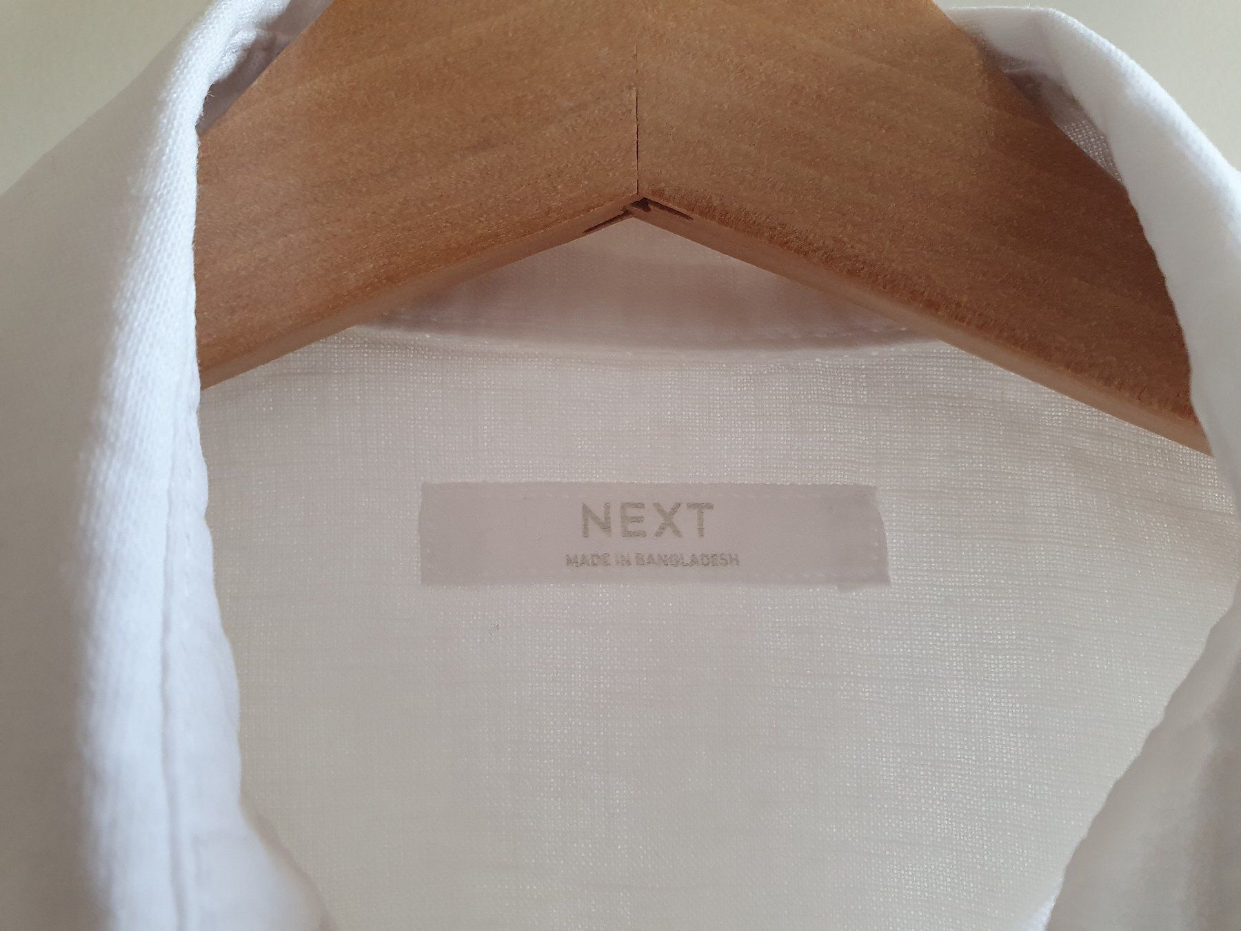 Next Camicie, T-shirt & Polo: Gr.134 Hemd Leinen/Baumwolle / NEXT – Usato da Neunkirch venduto da M.Costa1 2