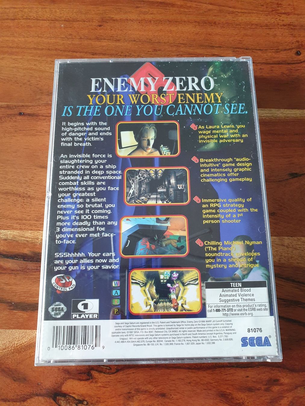 Sega Spiele: Enemy Zero SEGA Saturn NTSC-U/C 1996 CiB – Gebraucht aus Rain von Rou_z26r 1