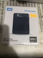 Disque Dur Externe WD Elements 500 Go  Neuf&Neu