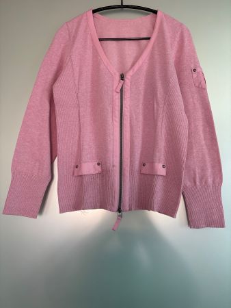 Bonita Strickjacke Gr. M Rosa Zipper