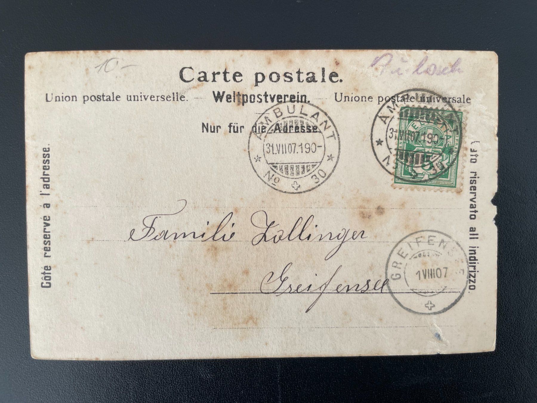 Cartoline postali: AK ZH Bülach, Methodisten-Kapelle – Difettoso da Thal venduto da Danny82 1