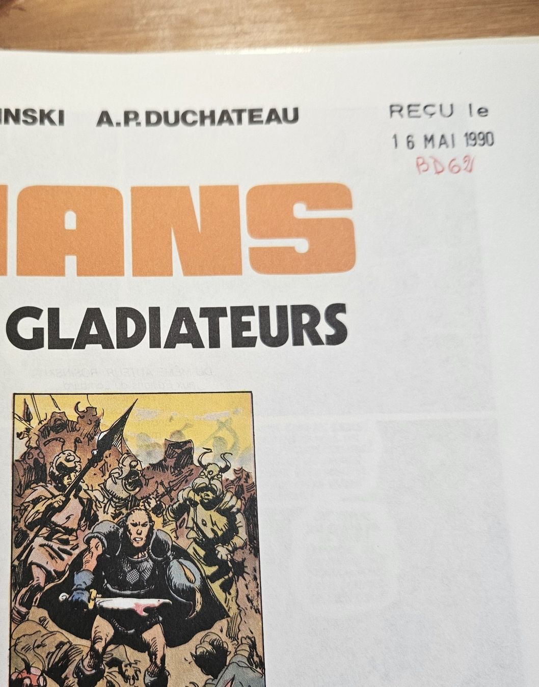 Fumetti: Hans N 4 E.O. (T.B.E.) Les gladiateurs – Usato da Prévonloup venduto da bitume1975 1