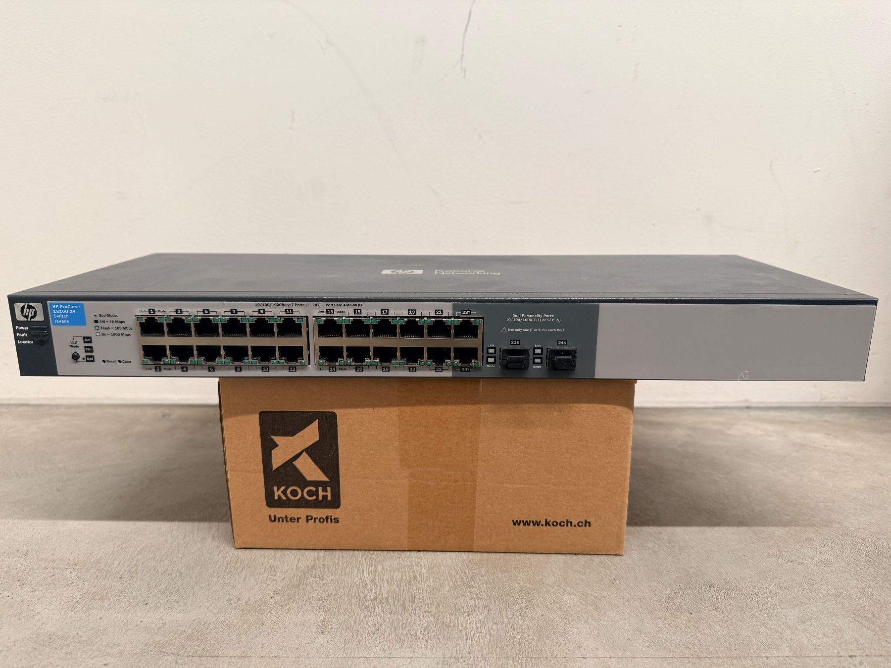 Hewlett Packard Hub & Switch: HP ProCurve Switch 1810G-24 – Usato da Solduno venduto da Kenny_G