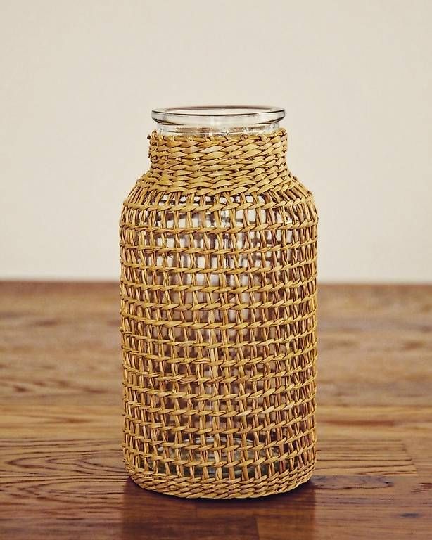 Vasi & Recipienti: Dekorative Blumenvase, handgeflochten – Nuovo e nell'imballaggio originale da Schönenberg ZH venduto da sar_w2vr 1