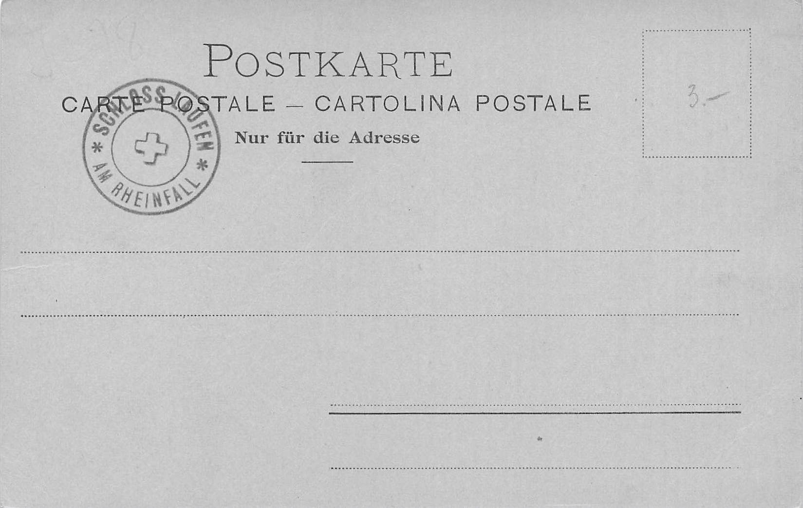 Cartoline postali: Rheinfall Litho – Usato da Biasca venduto da Blenio71 1