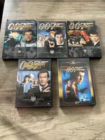 007 James Bond DVDs Moonraker, Lizenz zum Töten, Goldeneye,