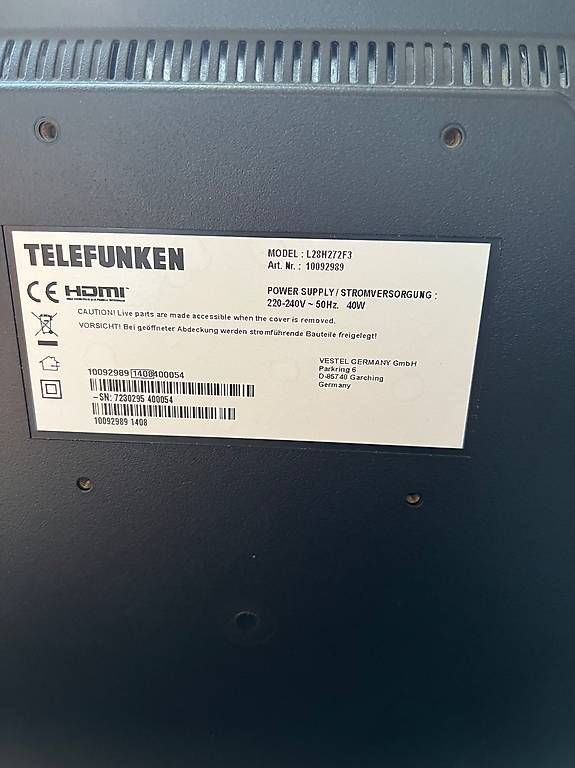 Telefunken Fernseher: Tv Telefunken 70 cm – Gebraucht aus Grolley von fra_n2sg 2