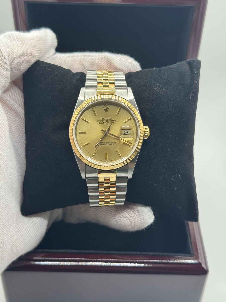 Rolex Orologi: Rolex Datejust 36  Ref. 16233  Two-Tone – Usato da Basel venduto da Wolfofvintagewatches 1