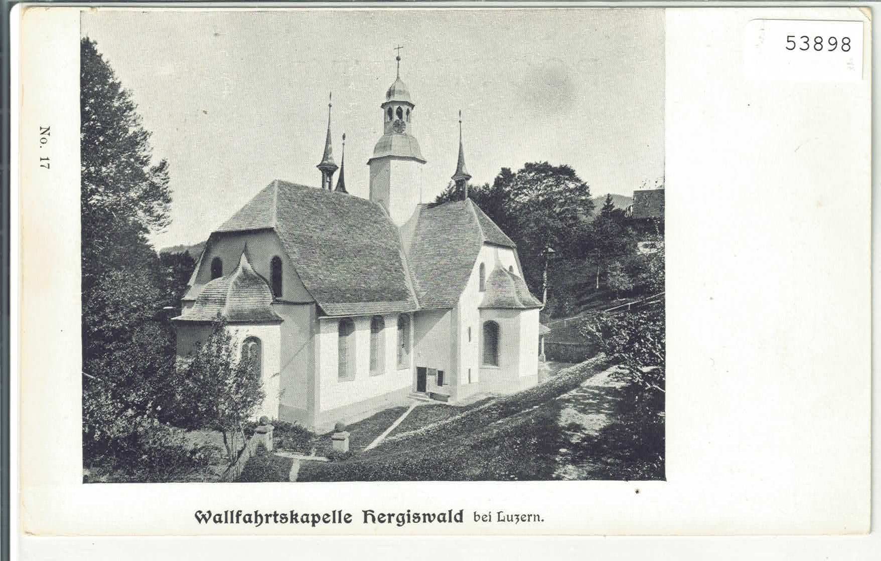 Cartoline postali: Wallfahrtskapelle Hergiswil bei Luzern – Usato da Ettingen venduto da Kartenplanet
