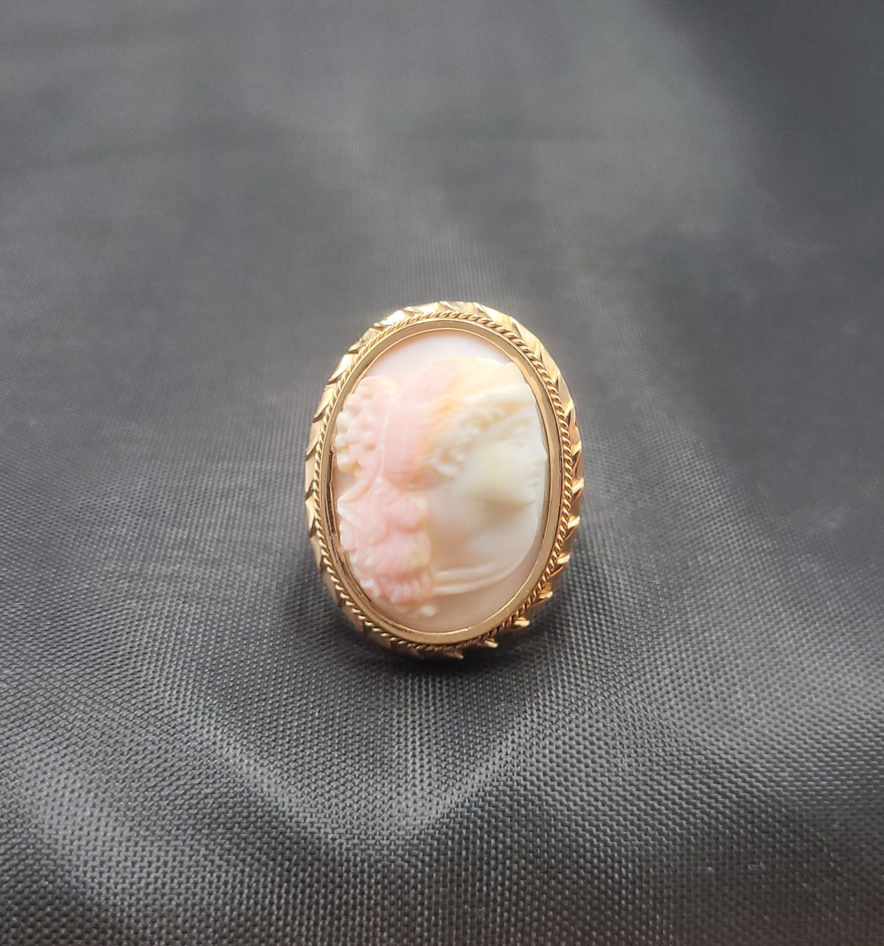 Anelli: Gold 585 Antiker Ring mit Cameo-Motiv – Usato da Wald ZH venduto da Dasilver 1