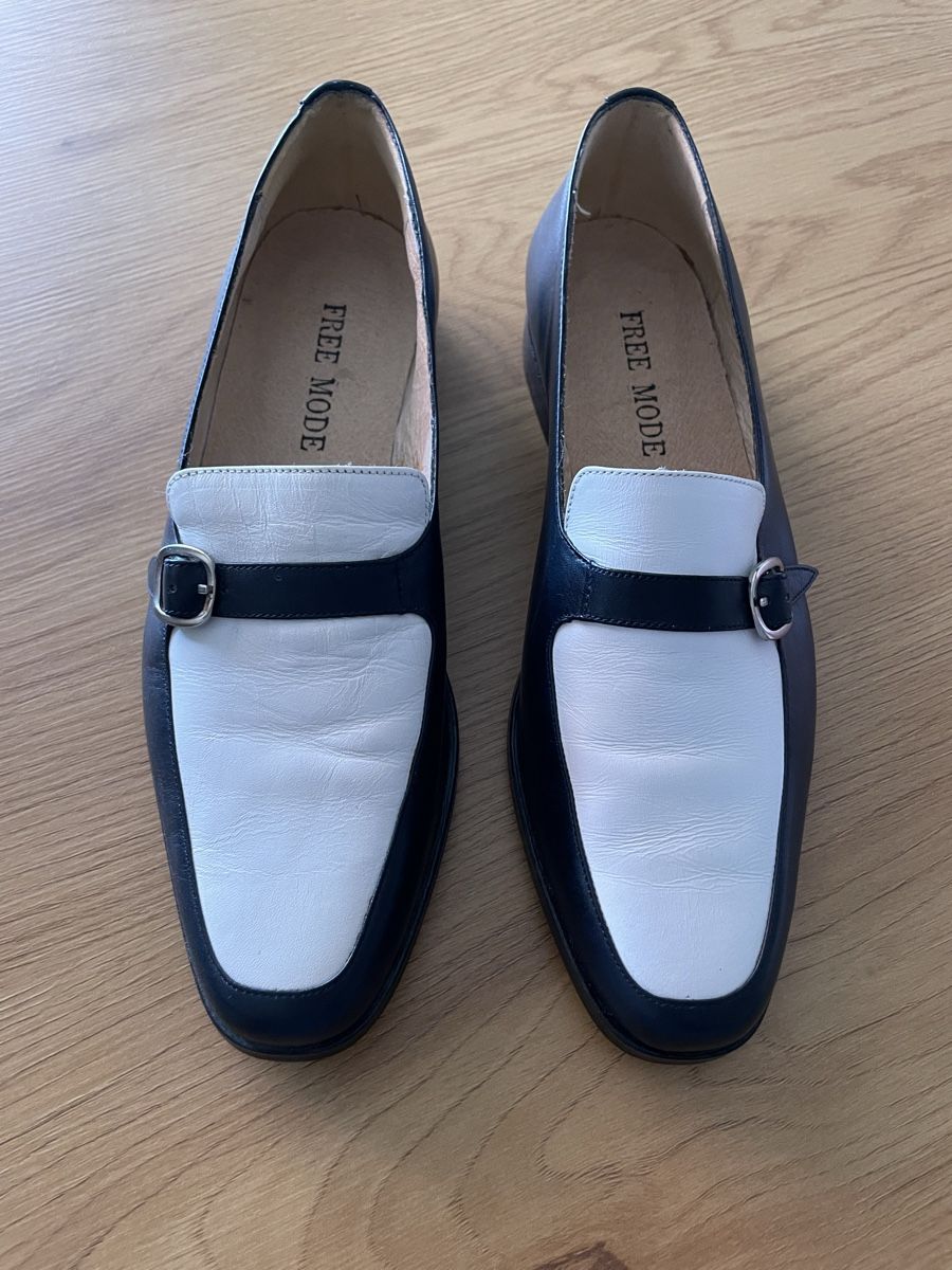 Chaussures femmes: Mocassins Neuf  bicolores pointure 38 – Neuf (Voir description) à Versoix par Pti-pois 1