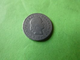 Schweiz 1890,  5 Rappen