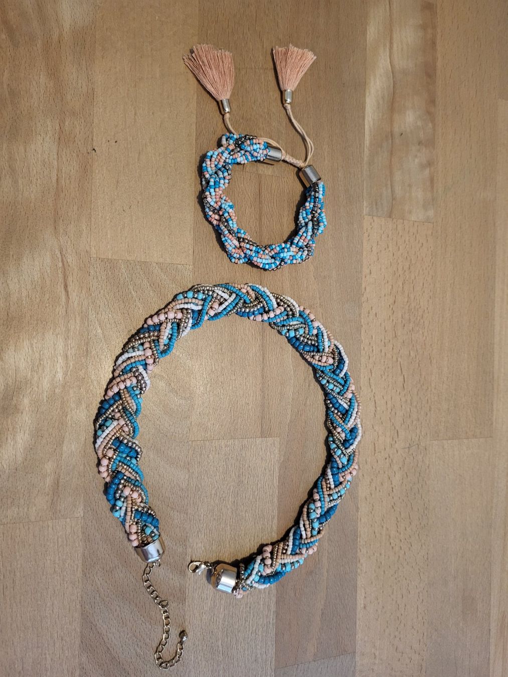 Ketten: Schmuck-Set Halskette und Armband – Neu (gemäss Beschreibung) aus Baden von Sara.S234