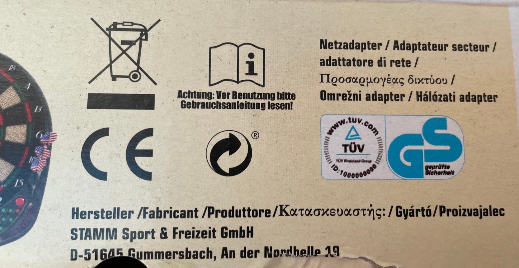 Jeux: Dartboard / Dartscheibe elektronisch – D'occasion à Schnaus par sueg01 5