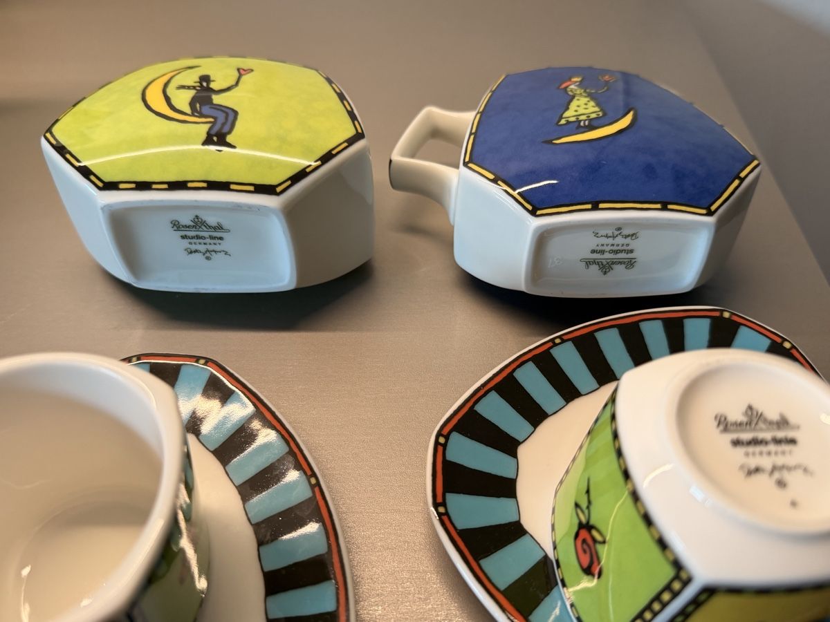 Rosenthal Tazze: Rosenthal LOVE Studio-Line Espresso Set 4 -Piece  – Usato da Männedorf venduto da iza04 4