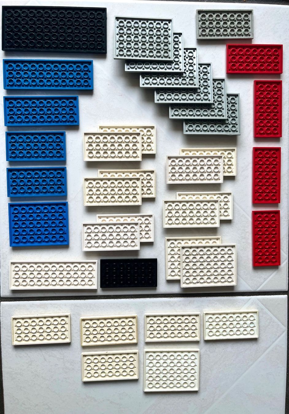 Lego Giocattoli: Lego 37 Bauplatten div. Grössen – Usato da Mont sur Rolle venduto da uttin 1