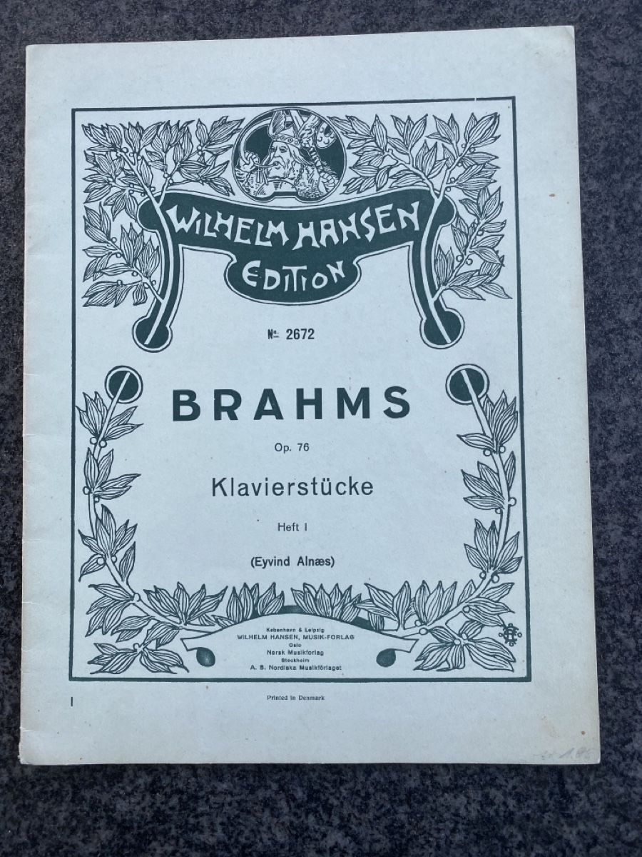 Libri: Brahms Klavierstücke op 76 – Usato da Stettlen venduto da Hansj