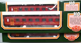 3 Personenwagen HAG SZU Nr 412 OVP Neu