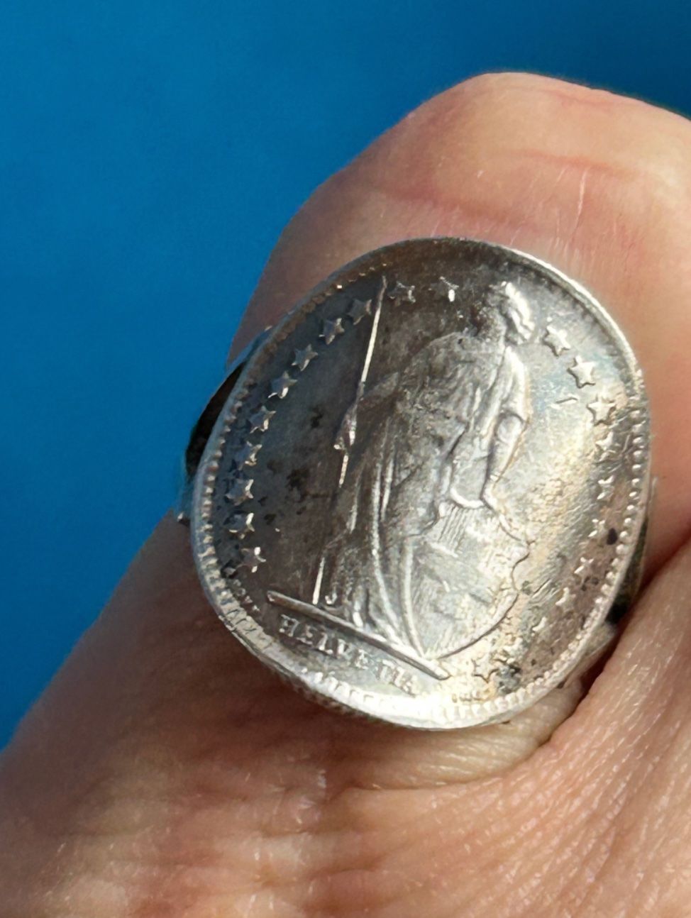 Ringe: Silberring 50 Rappen 1964 – Gebraucht aus Dittingen von Bijoubelle 9