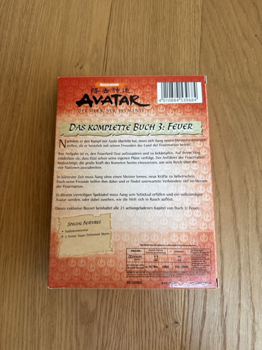 Alle DVDs: Avatar- Der Herr der Elemente, Buch 1-3 (DVD Boxen) – Gebraucht aus Buchrain von tria_15 3