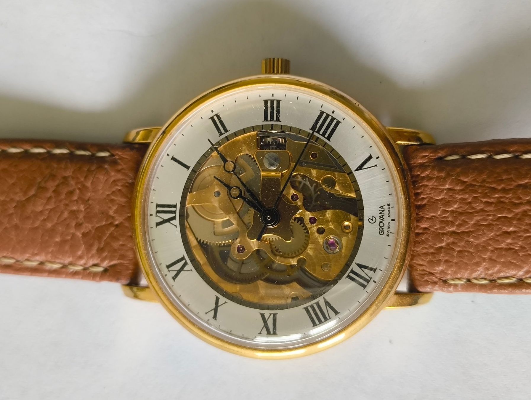 Uhren: Grovana Skeleton Handaufzug – Gebraucht aus Zürich von Montres_P 1