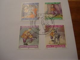 Sondermarke Satz Juventute 1999, FDC +4erblock ET.o