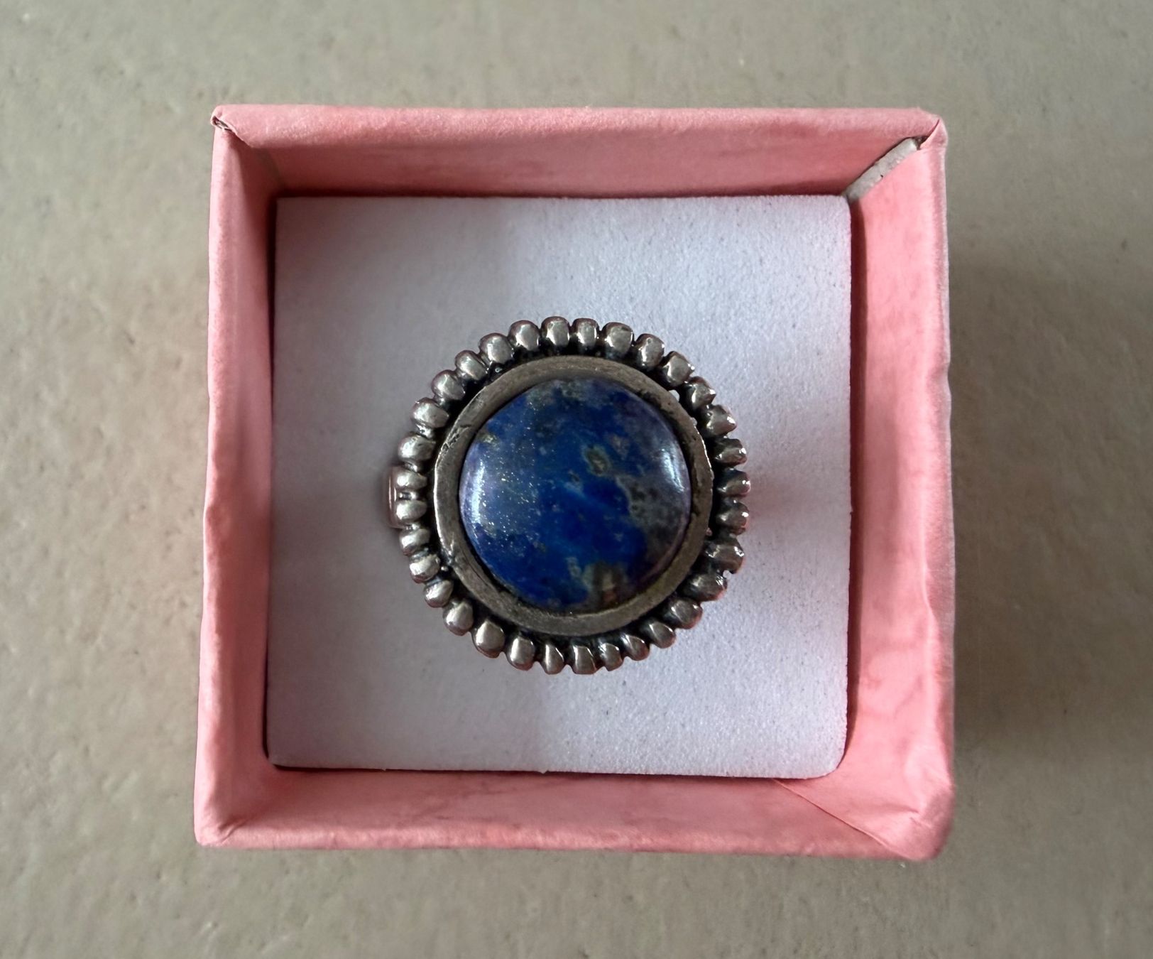 Anelli: 925 Sterlingsilber Ring mit Lapislazuli Stein 💙 – Usato da Zürich venduto da ClosetQueen 5
