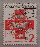 Tschechoslowakei  Rotes Kreuz 1992 gestempelt