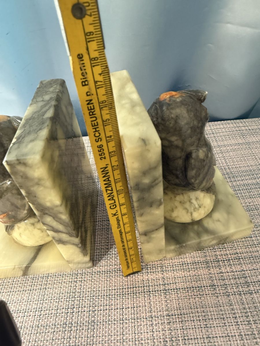 Altro in Decorazioni & Accessori: Paar Alabaster Buchstützen Eulen Vintage – Usato da Grenchen venduto da swiss.antiques 9