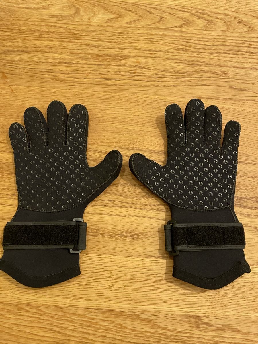 Mute per immersioni: Neopren Handschuhe AQUA LUNG XL 3mm Dicke – Usato da Bern venduto da sb732 1