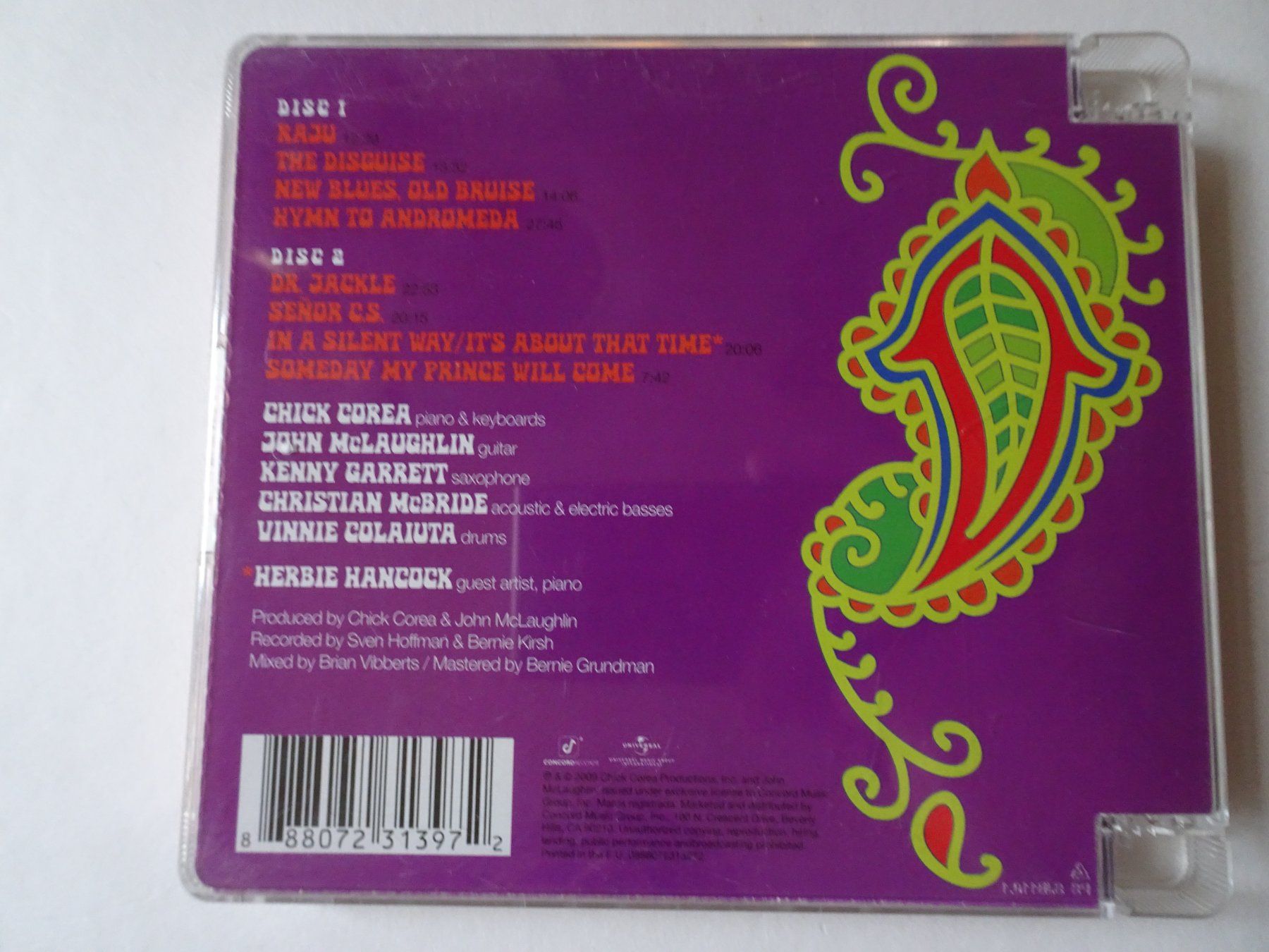 CD: John McLaughlin Chick Corea - Five Peace Band - 2 CD – Usato da Schönenwerd venduto da schnitzunddrunter 1