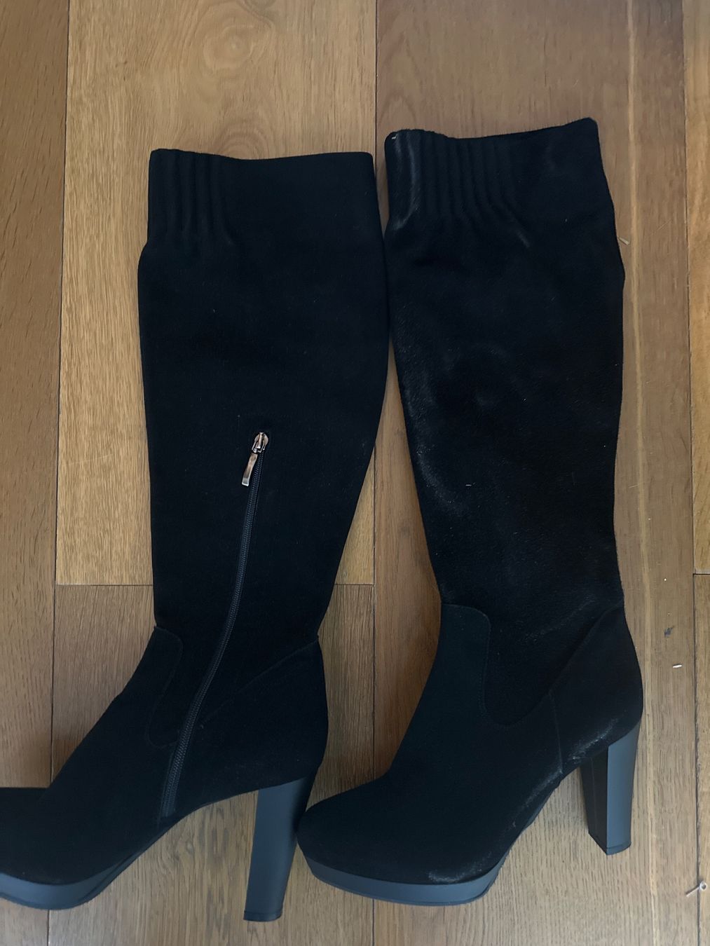 Scarpe da donna: Fabrikneue schwarze Overknee Stiefel, Gr. 40 "Convertini" – Nuovo e nell'imballaggio originale da Chur venduto da Renibe 4