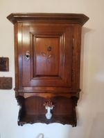 Antiker Wandschrank, Schlüsselschränkli, Barock, Kirschbaum