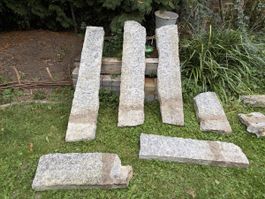 Granit Palisaden Set diverse Gössen