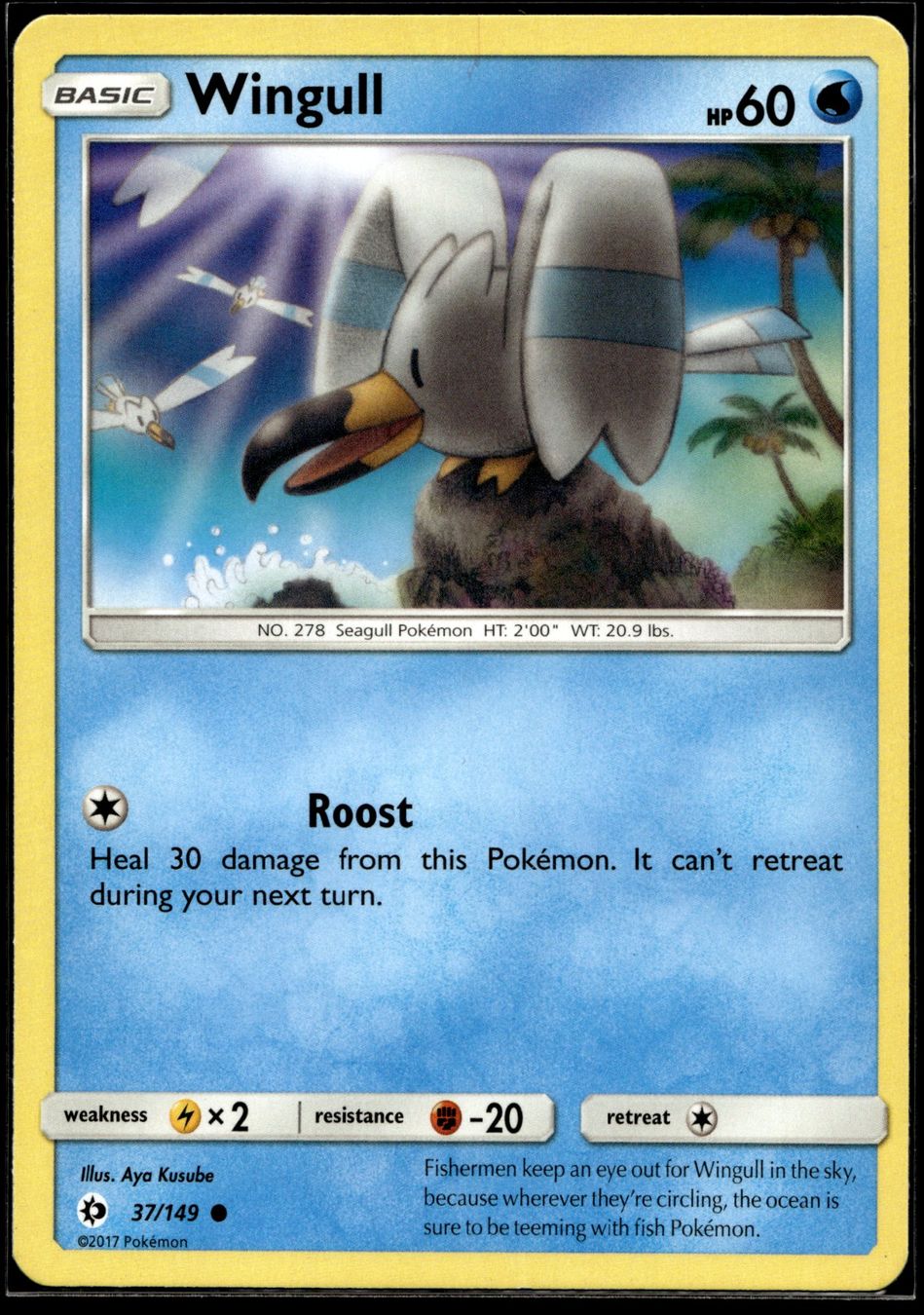 Pokémon Carte collezionabili: Wingull (SUM EN 37/149) – Nuovo (secondo la descrizione) da Affoltern am Albis venduto da Chiesa_5