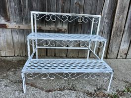 Blumengestell Regal Shabby chic Vintage Landhausstil