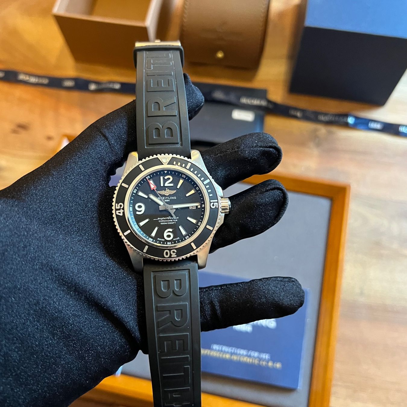 Breitling Uhren: Breitling Superocean II 44 mm Full Set 2020 – Gebraucht aus Carouge GE von  3