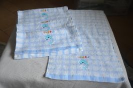 4 STUCK SERVIETTE DE BAIN  - 4X  CM 47X26 - NEU