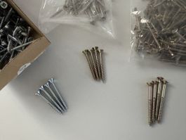 Ferro Norm Schrauben Set - 3 Grössen - insgesamt 895 gr